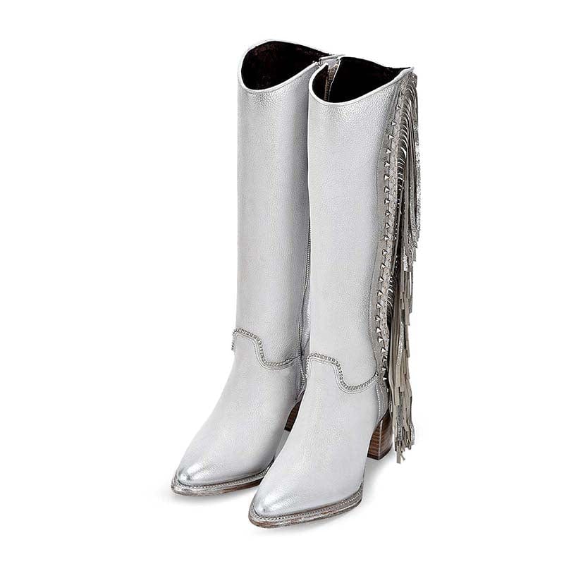 Bota Vaquera Cuadra La Reina Del Sur Blanco - Image 8